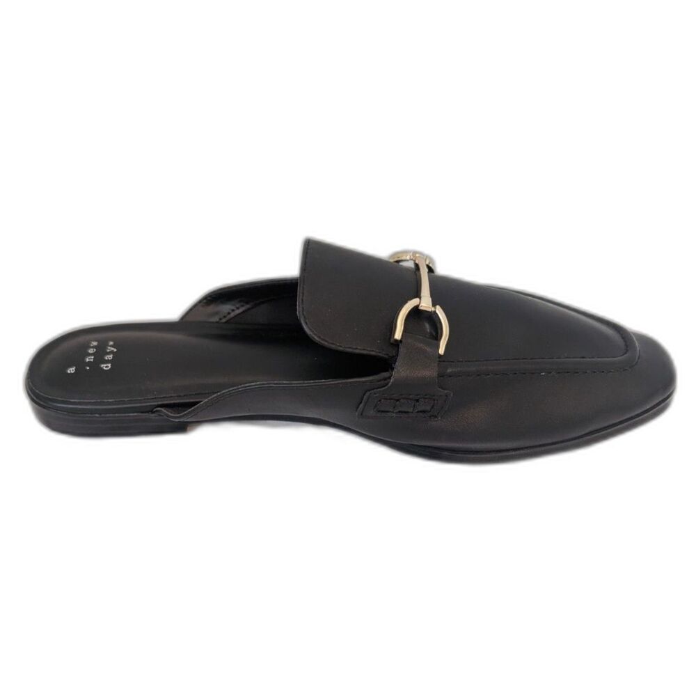 Women's Sandy Mule Flats -A New Day- Black Size Various Size 9.5 - Picture 4 of 8